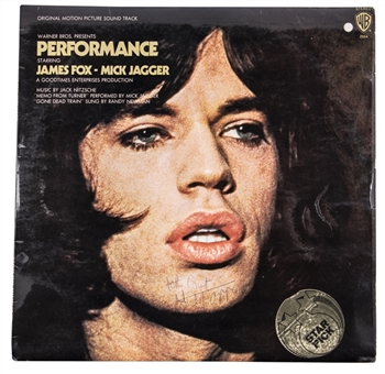 Mick Jagger Signed "Performance" Album (JSA)